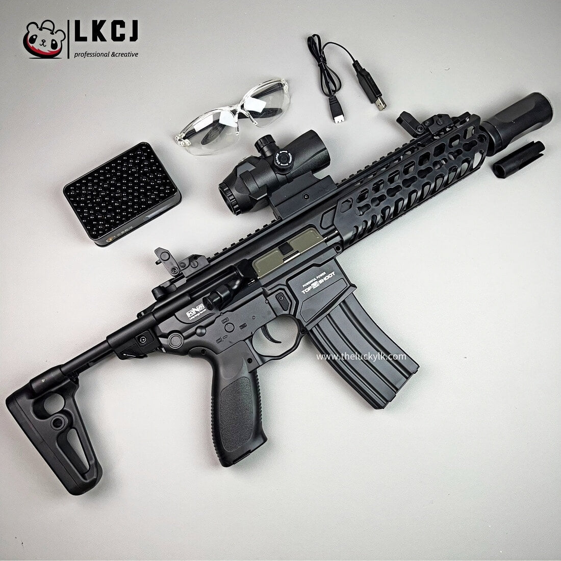 MCX Gel Blaster With Forward And Backward Movable Bolt