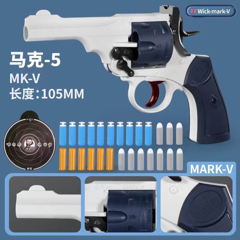 Webley Mk Shell Ejecting Soft Bullet Gun/Gel Blaster