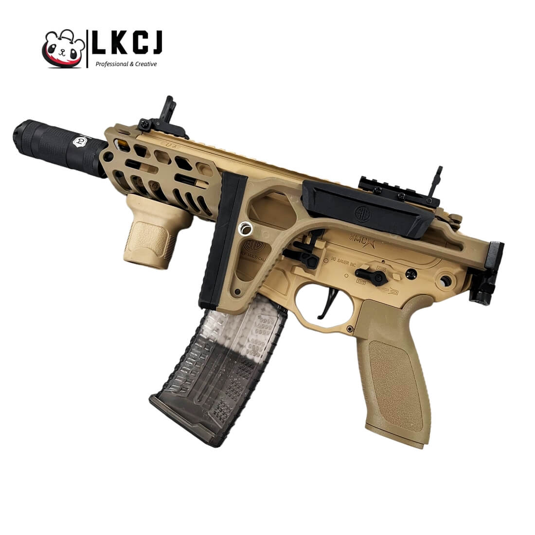 MCX Gel Blaster With Forward And Backward Movable Bolt