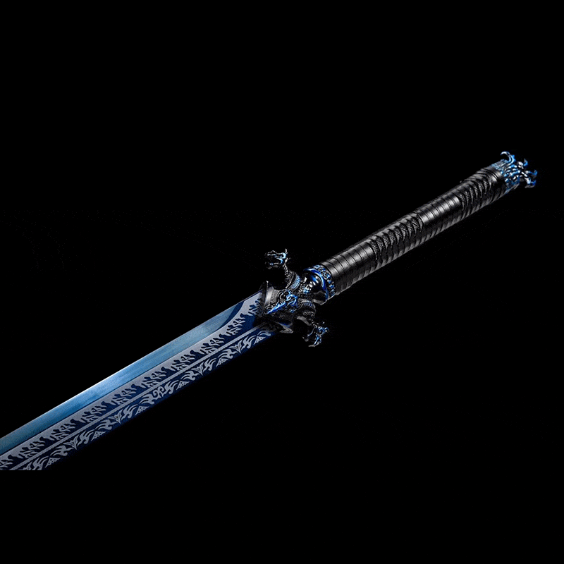 Handmade Devil King Chinese Sword With Blue