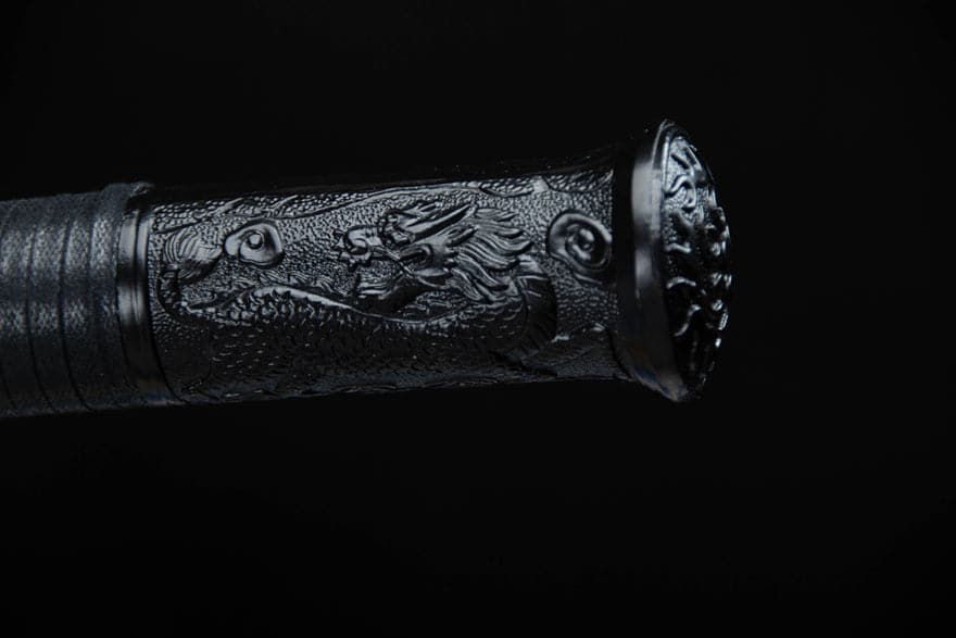Handmade High Carbon Steel Archaic Blood Dragon Tang Heng Sword