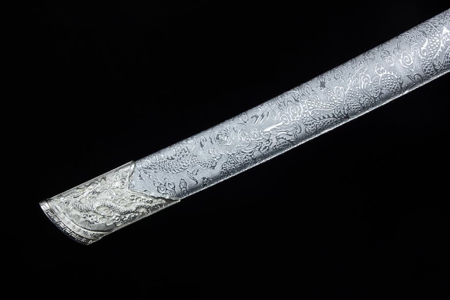 Handmade High-performance Manganese steel Chinese Sword With Red Blade